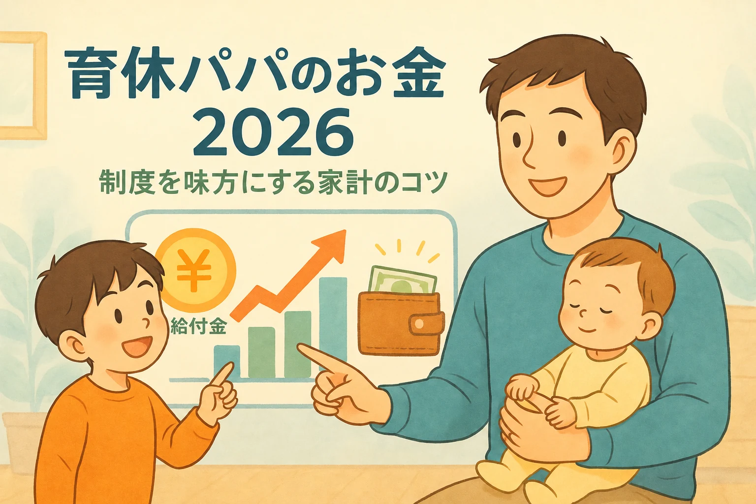 育休パパのお金2026｜制度を味方にする家計のコツ